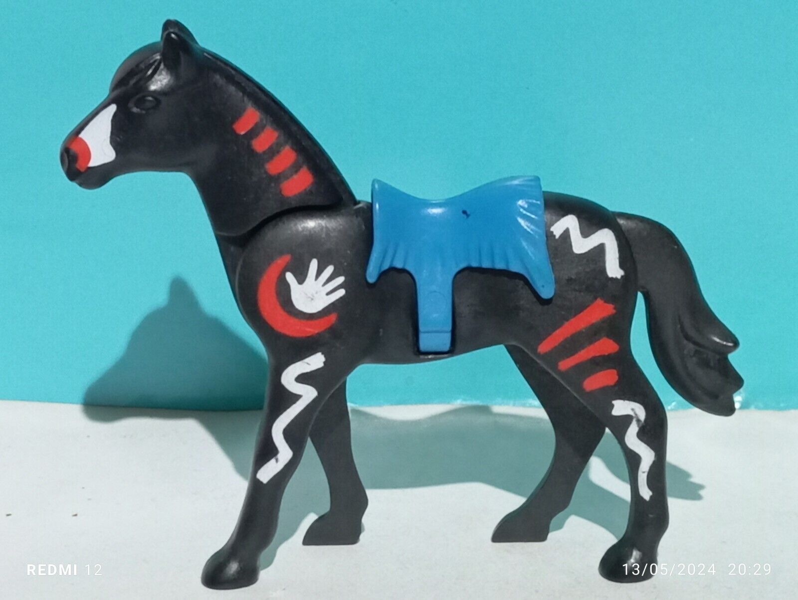 Peyo, figurine Le Schtroumpf noir, Leblon Delienne, 2012