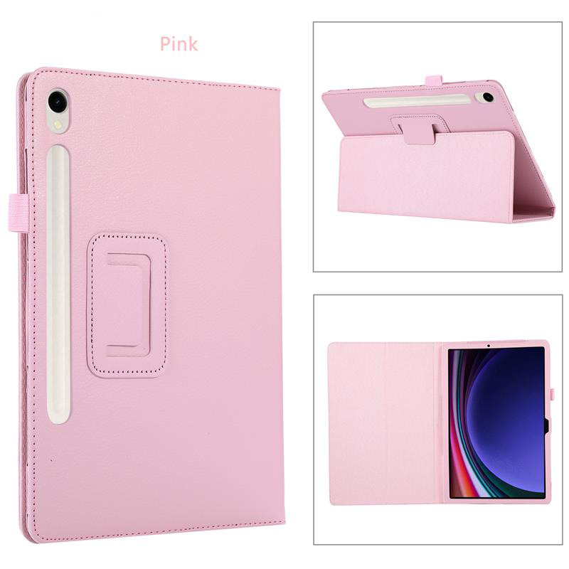 Funda de cuero para Samsung Galaxy Tab S9 11.0 inteligente con soporte para libro cubierta abatible para tableta - Imagen 20 de 28