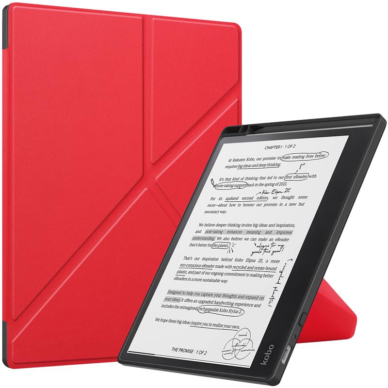 Leather Case For Kobo Elipsa 2E 2023 eReader Folding Stand Cover Auto Sleep Flip - Picture 20 of 29