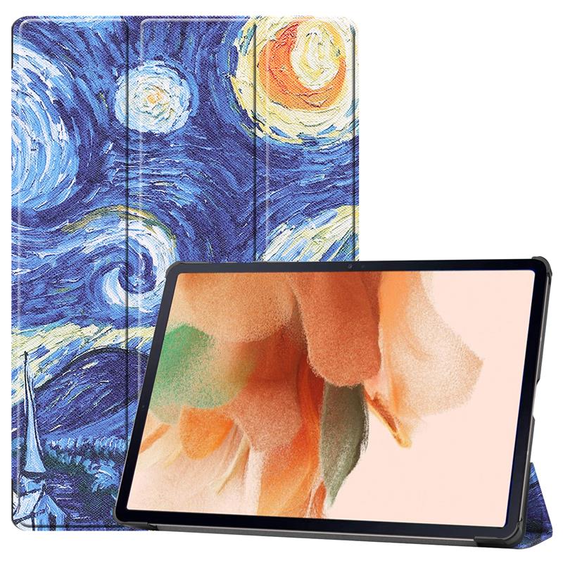 Leather Tablet Case For Samsung Galaxy Tab S7 S7+ Plus S7 FE Stand Sleep Cover - Picture 40 of 55