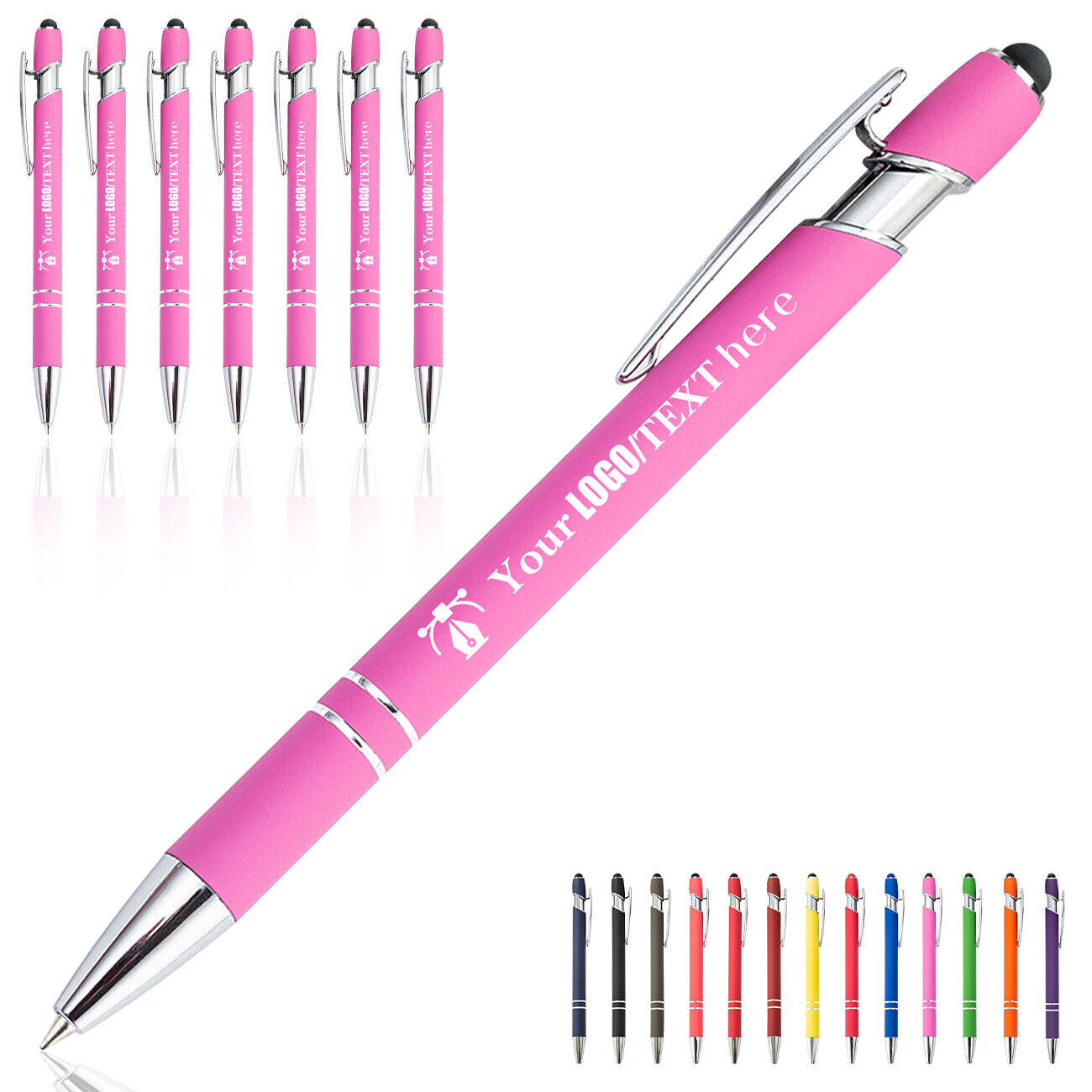PSUNEY Custom Pens Personalized Pens In Bulk Customized Pens Engraved Personalized Pen With Name Business Logo For Marketing Customizable Pen Engraving Pen Gift