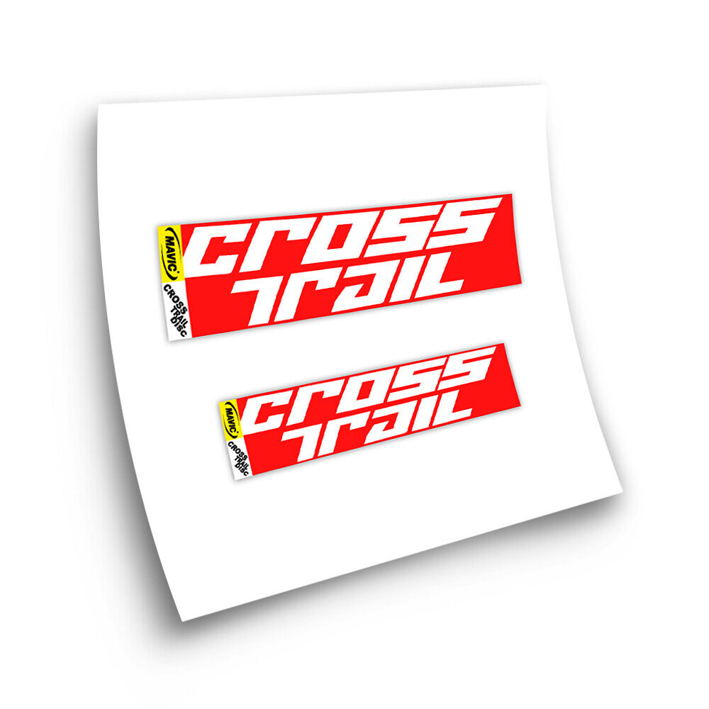 STAR SAM® BIKE HUB STICKERS Mavic Cross Trail Disc White ADHESIVES