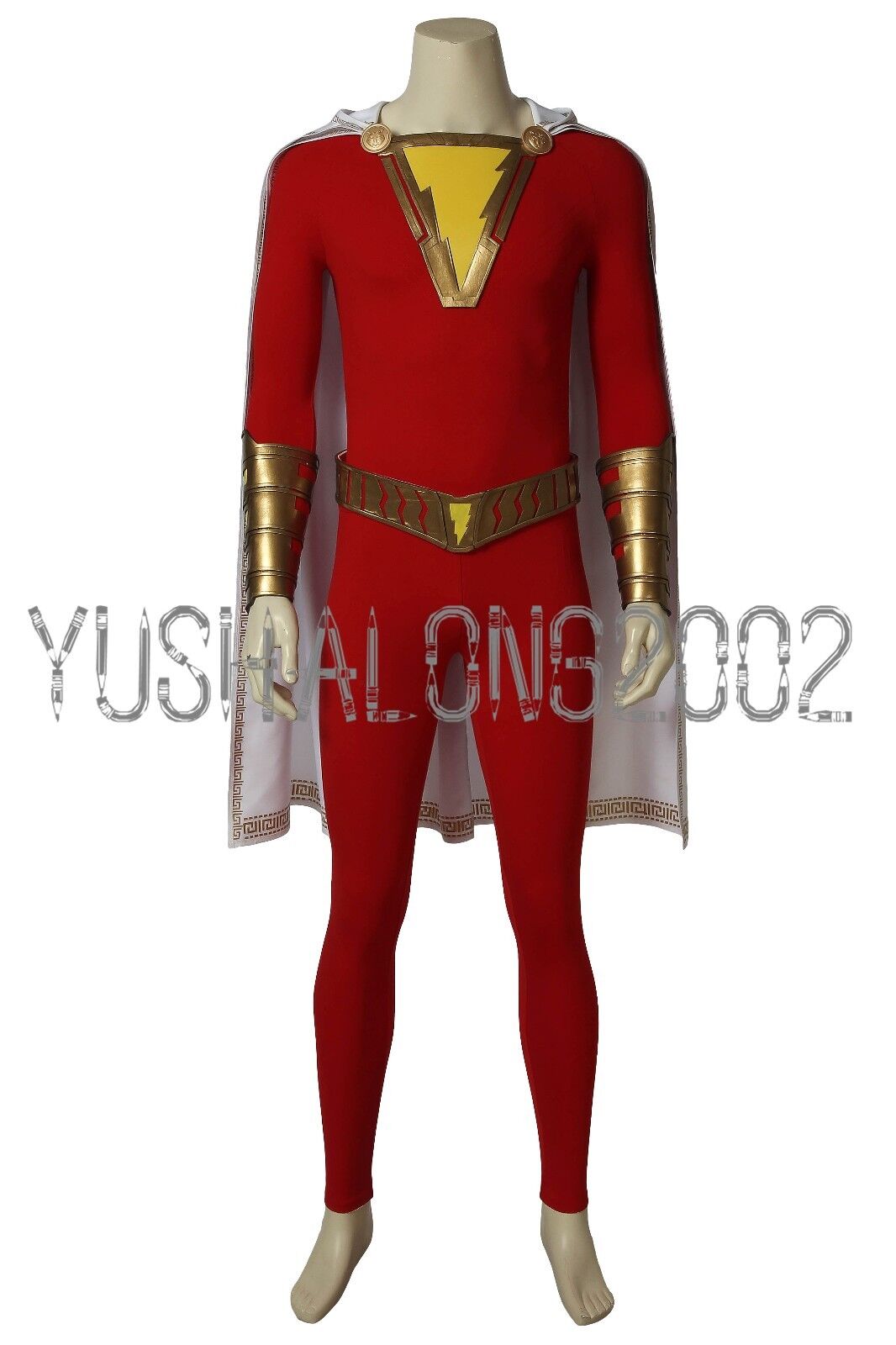Shazam Captain Marvel Cosplay Costume Outfit Halloween Shoe | eBay