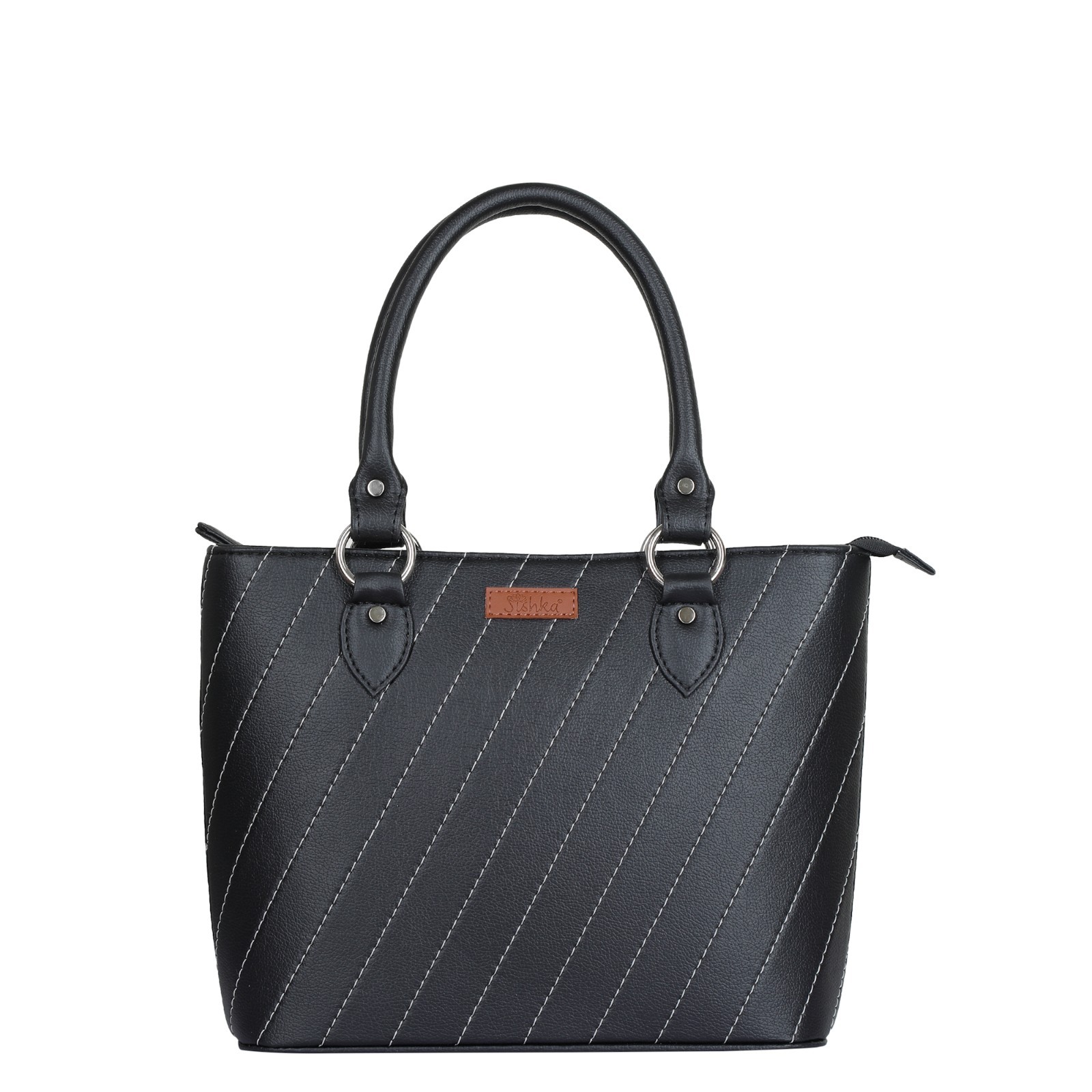 Women's Vegan Leather Tote Bag - Top Handle Shoulder Satchel Purse For Work & Travel - View #9