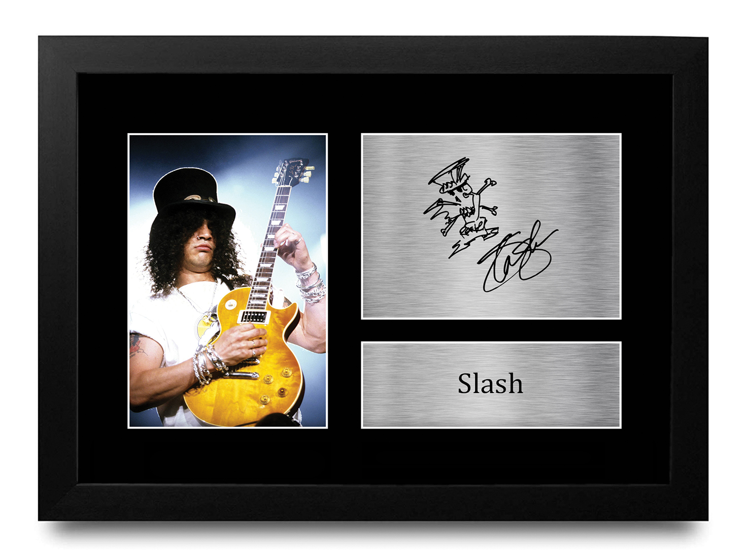 Regalo de exhibición de fotos A4 autografiada firmada preimpresa para fanáticos de Guns n Roses - Imagen 10 de 17