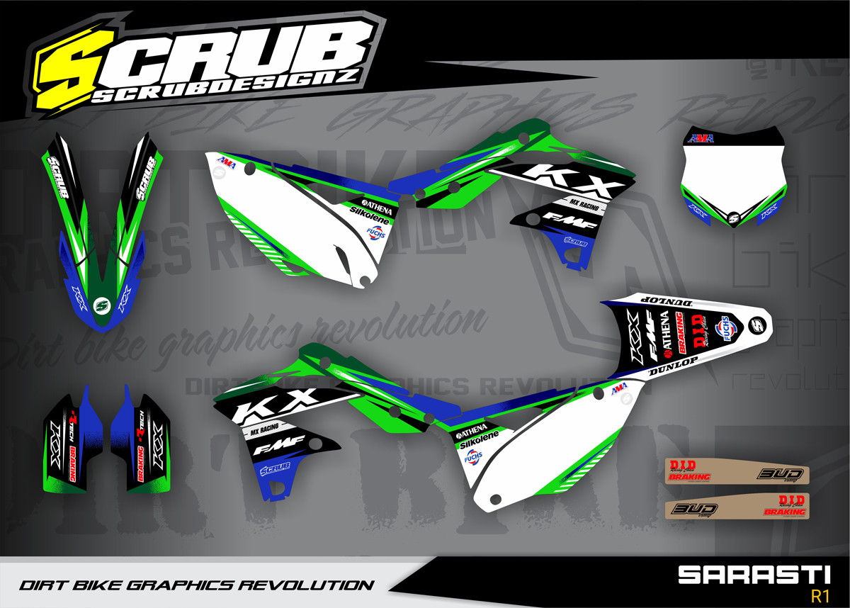 Graphics KX450f 2013 2014 2015 Kawasaki KXf 450 * CUSTOM #35  (User: migcr-3504)