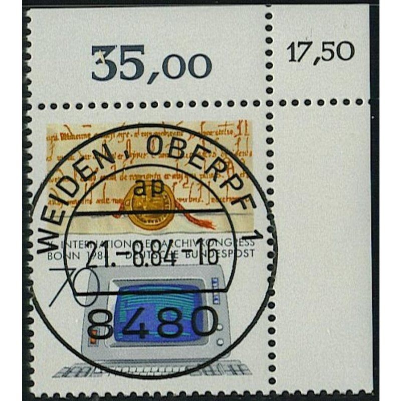 Federal Republic of Germany 1984, Mich.-No.: 1224, stamped corner edge KBWZ…