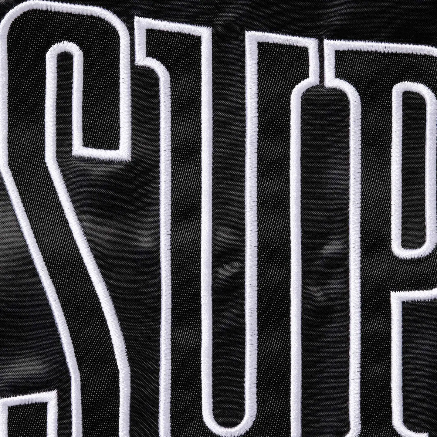 Supreme Satin Piping Pullover Black Green Light Blue 3colors SS25