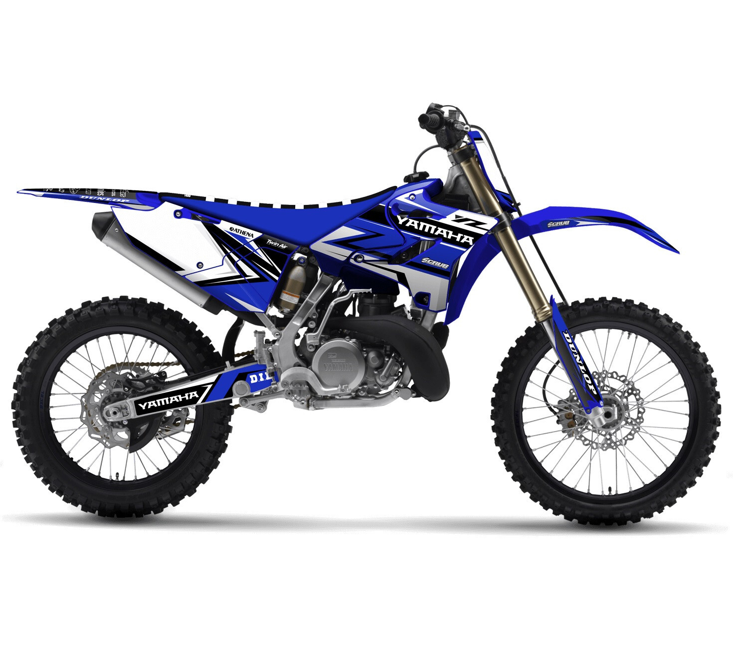 Graphics YZ125 YZ250 Yamaha 2015 2016 2017 2018 2019 2020 2021 SCRUB