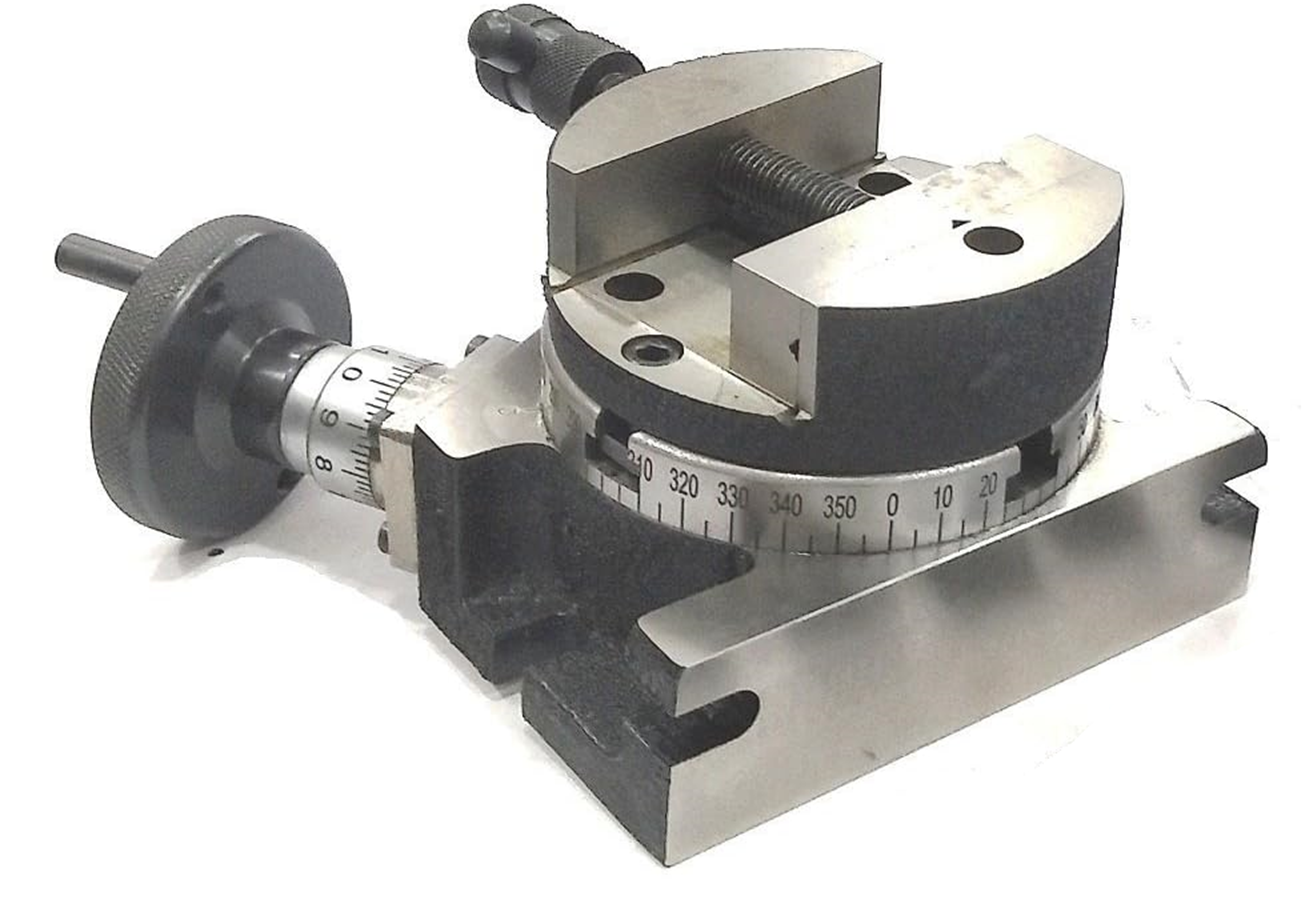 HV 4" (100 mm) Normaler Fräsindex horizontaler vertikaler Drehtisch mit - Bild 7 von 7