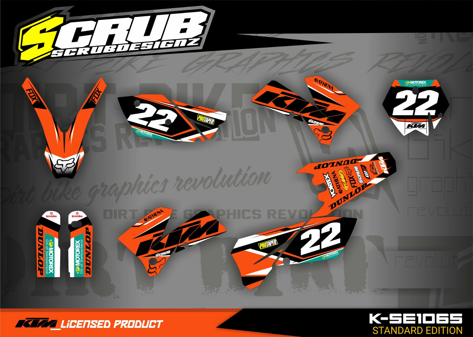 KTM graphics SX85 2006 2007 2008 2009 2010 2011 2012 decals 85 SX Stickers SCRUB
