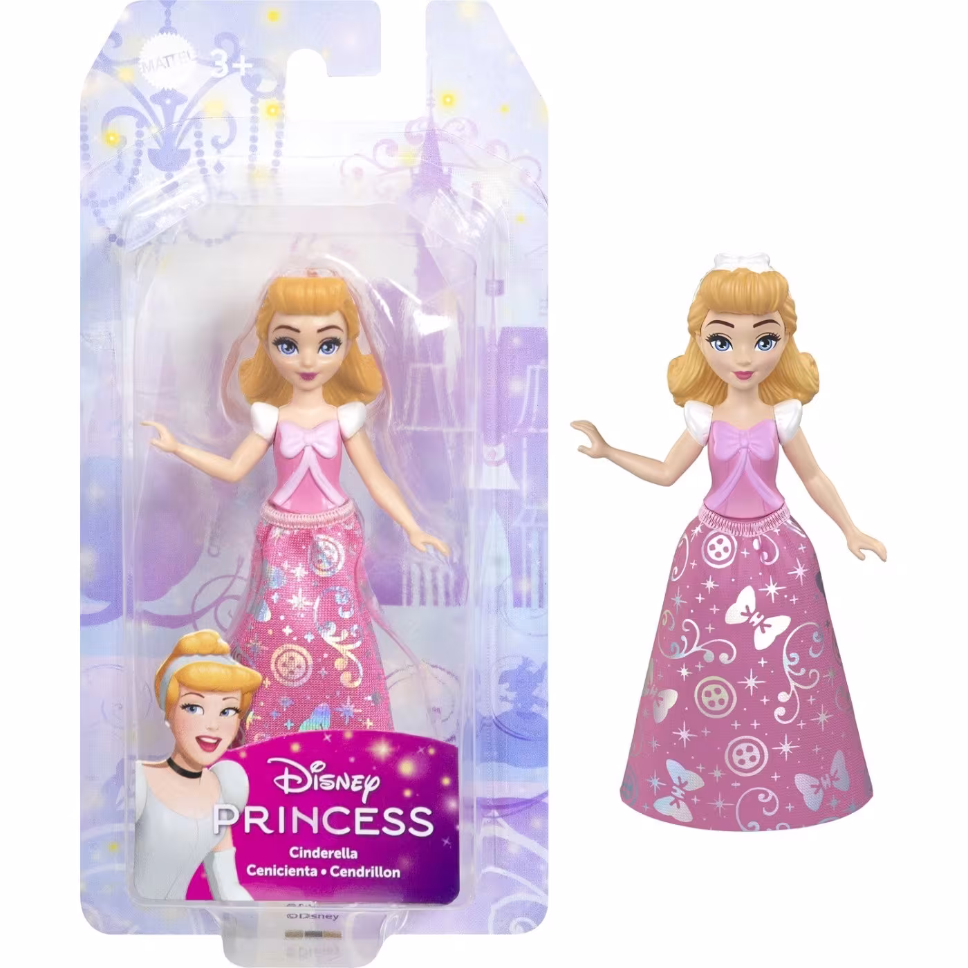 Mattel Disney Princess & Frozen 9 cm mini bambola articolata nuova scegli modello - Foto 44 di 55