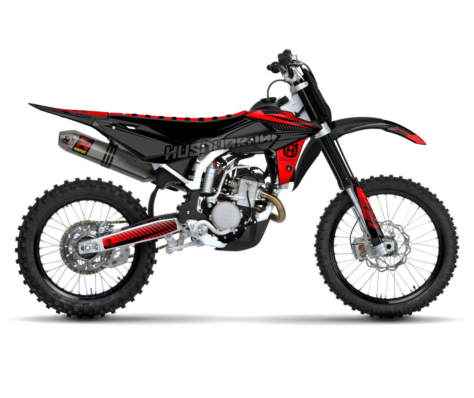 Husqvarna graphics TE450 TE510 2008 2009 2010 SCRUB decal stickers TE 450 510
