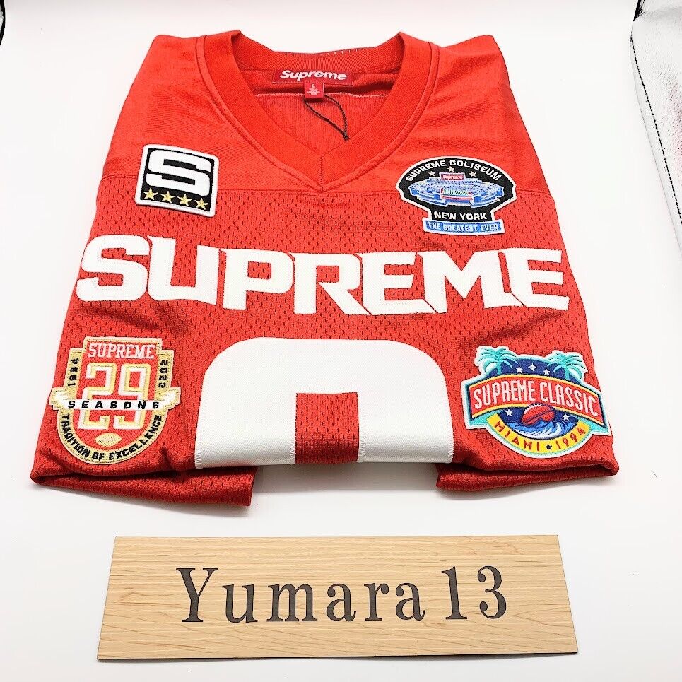 Supreme Championships Embroidered Football Jersey 4colors FW23