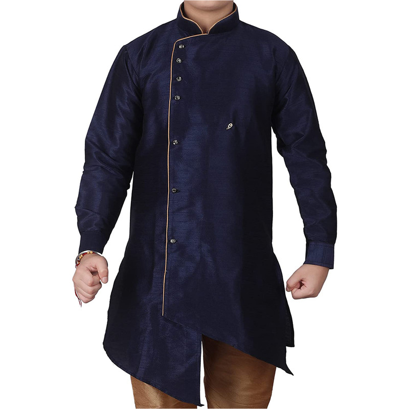 Kids Boys Kurta Pajama Set Stylish Wedding Sherwani Festive & Party Ethnic Wear - Picture 55 of 74
