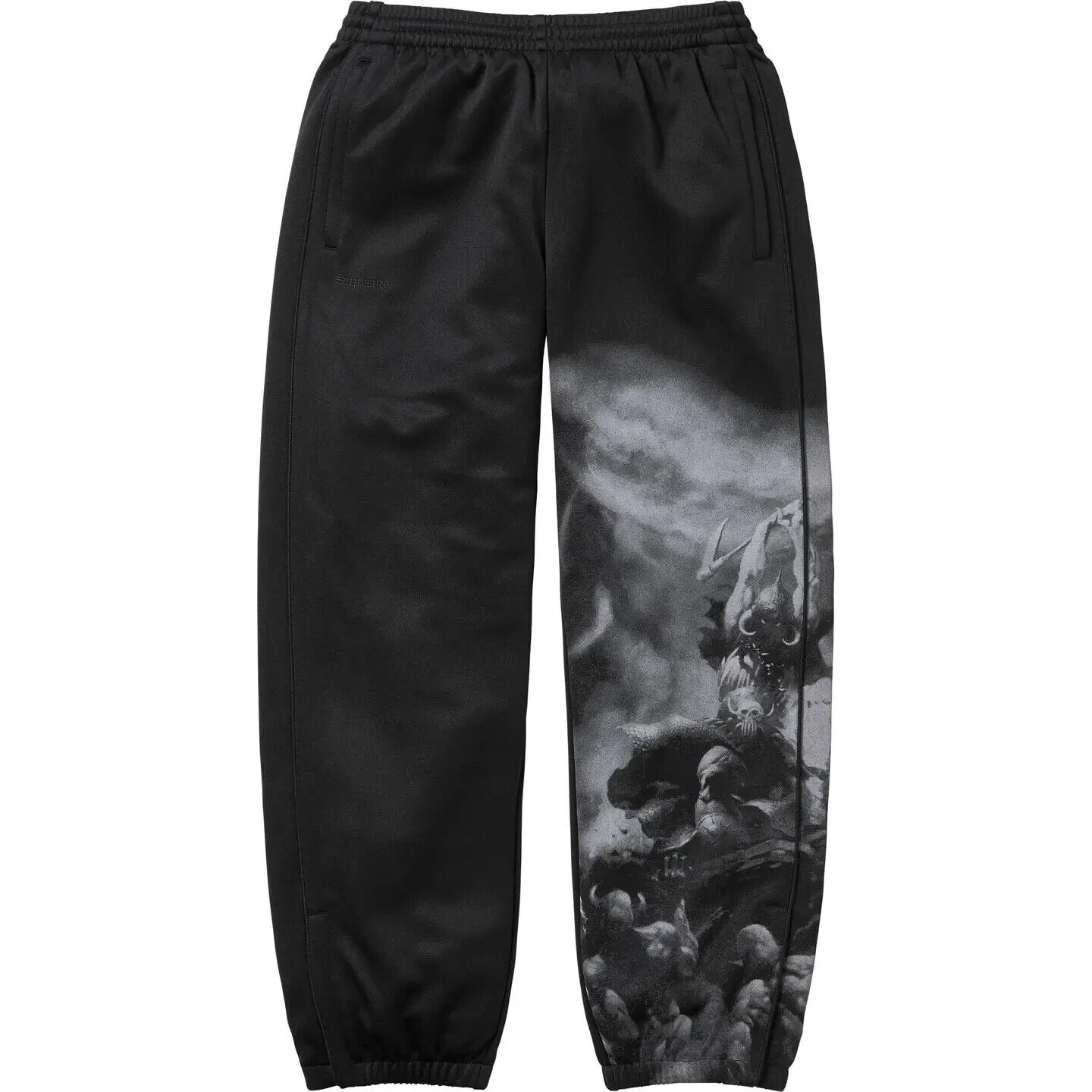 Supreme Frank Frazetta Track Pant 黒 Supreme x Frank Frazetta Track Pant Black Dark Green 2colors FW24