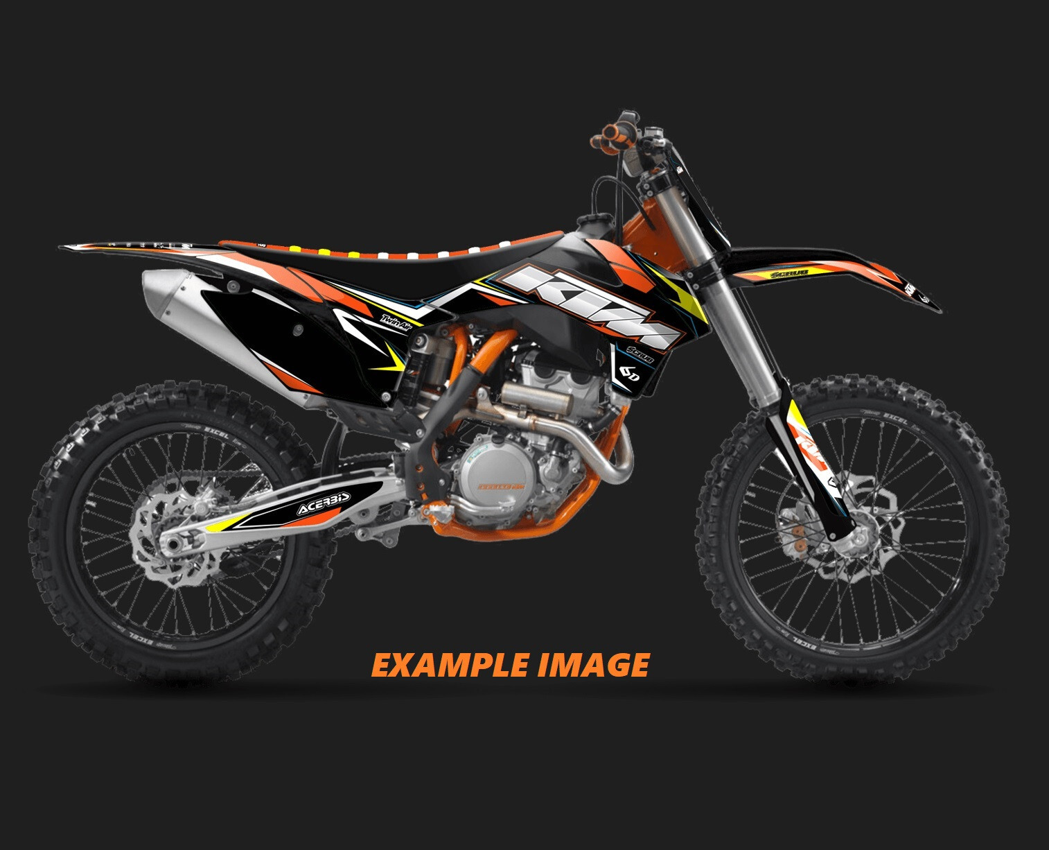 KTM graphics SX85 2013 2014 2015 2016 2017 Decals SCRUB 85 SX Stickers