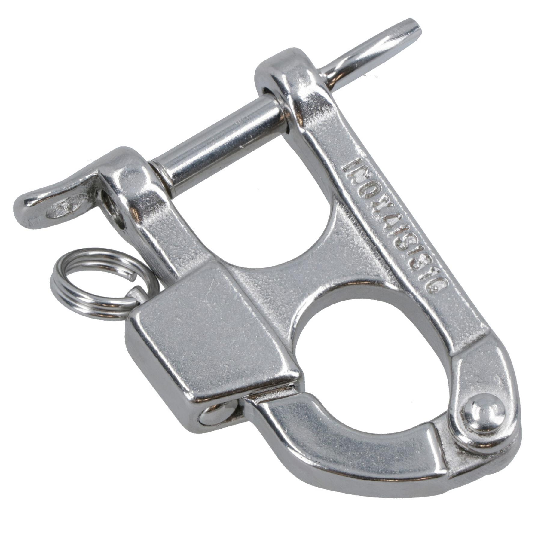 Wasserski Haken Schnellverschluss Marine Grade Edelstahl Sicherheitsschäkel 316 - Produktbild 2