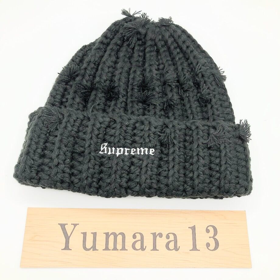Supreme Hand Tied Black Multi Beanie 2colors FW23 Brand New | eBay UK