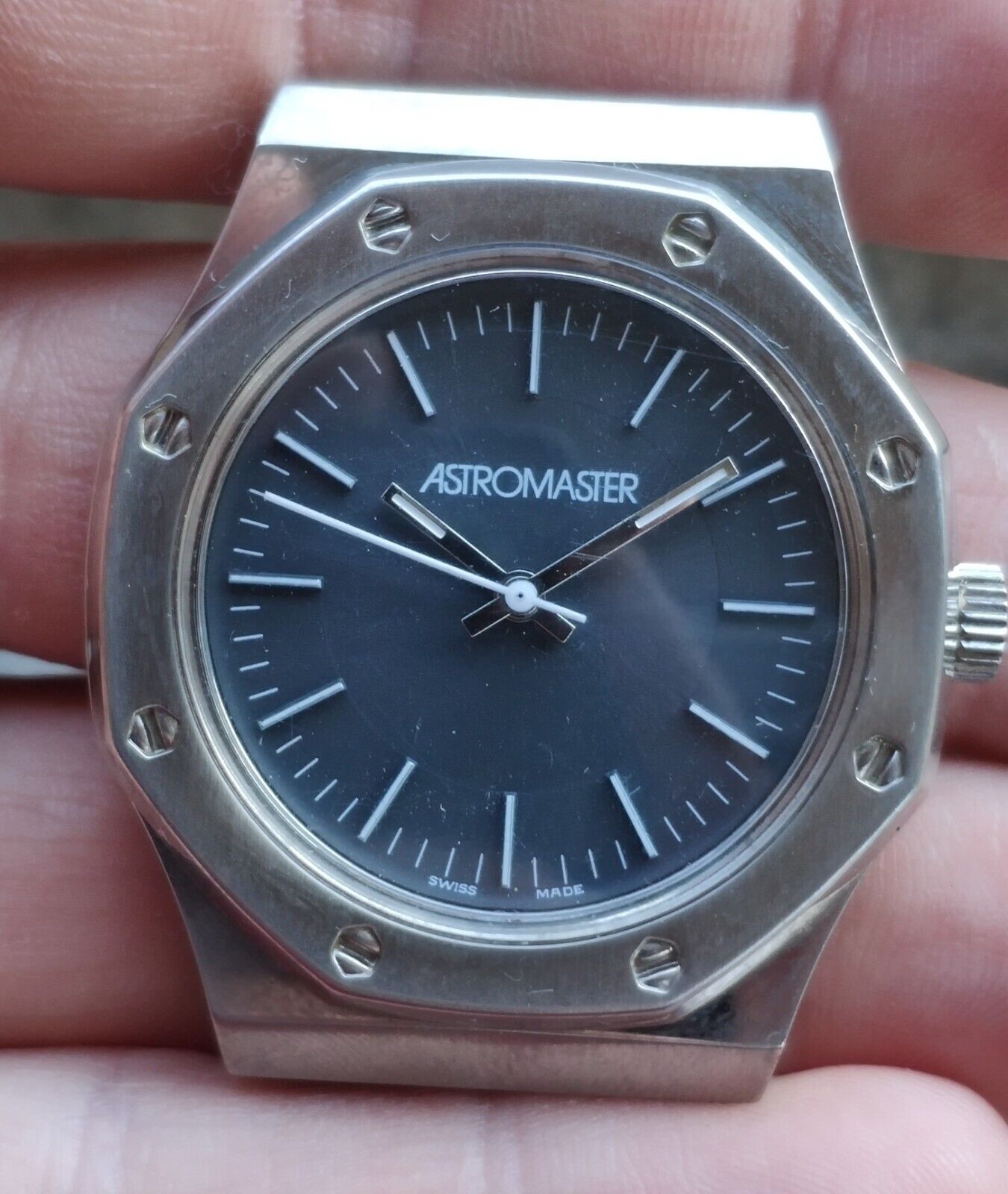 OROLOGIO VINTAGE DA uomo Buler Astromaster Royal Oak vision a carica ...