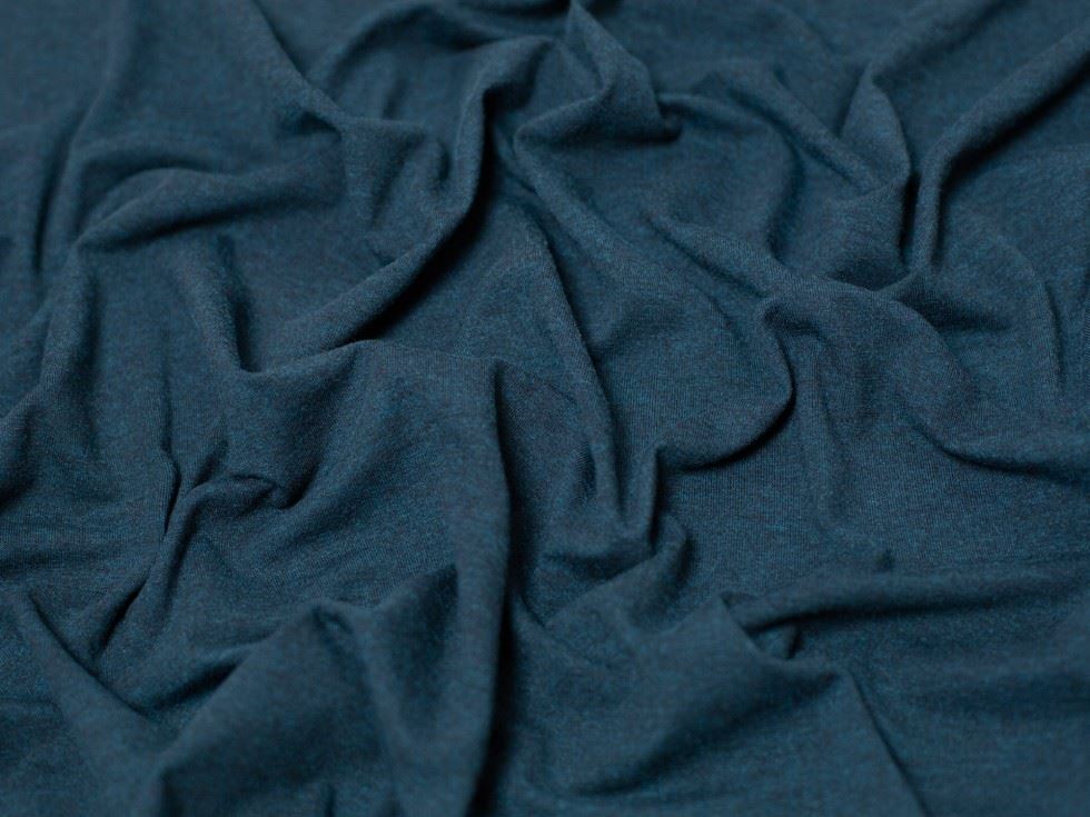 Minerva Melange Cotton Jersey Stretch Knit Fabric 150cm / 60" Wide - per metre - Picture 17 of 55