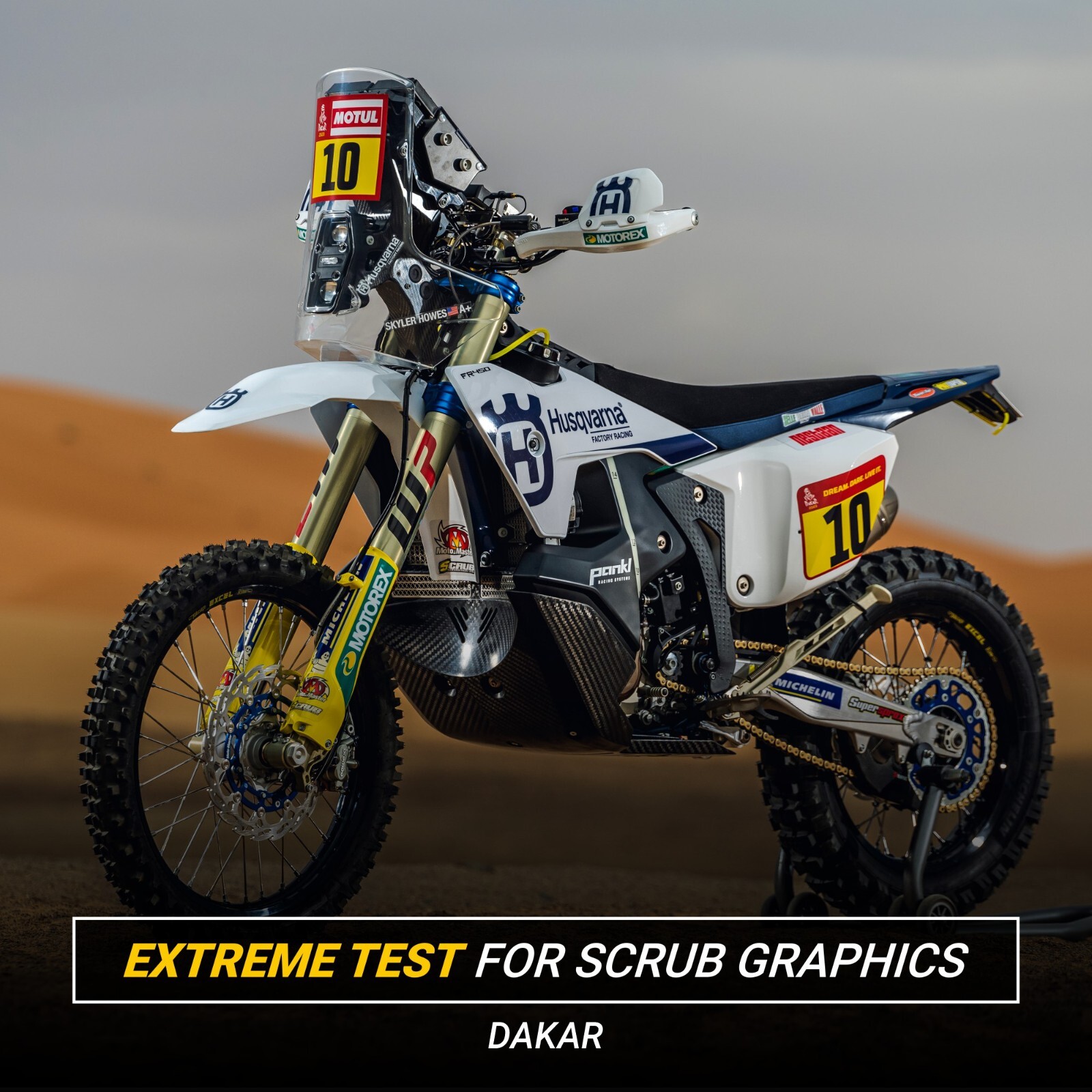 KTM graphics SMC-R 690 2019 2020 2021 2022 2023 SCRUB decals stickers Supermoto