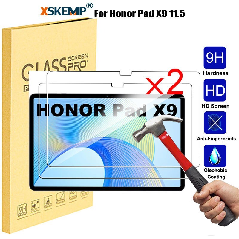 2 pcs For HONOR Pad X9 11.5 in Screen Protector Tempered Glass Anti Scratch Film