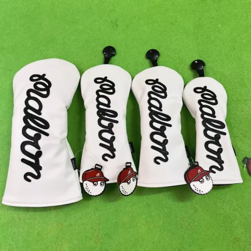Golf club head cover,serving rod, wooden mixed cover, pure black ,white letters- - 第 32/34 張圖片