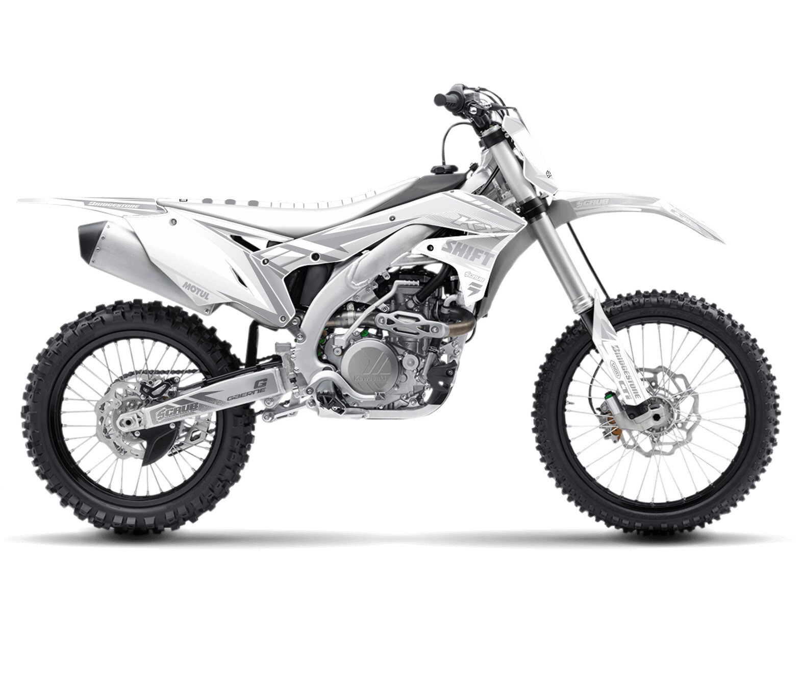 Kawasaki KX250f Graphics 2017 2018 2019 2020 Decals Stickers SCRUB KX 250