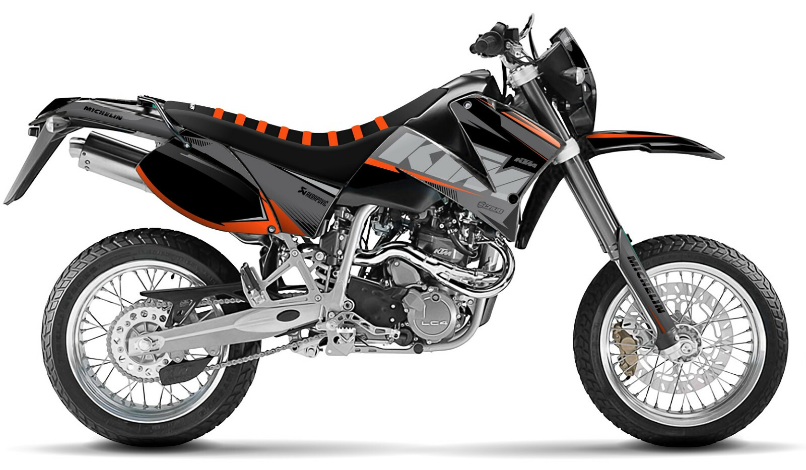 KTM graphics SXC 625 640 660 LC4 1999 2000 2001 2002 2003 2004 2005 2006 2007