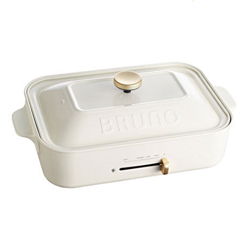BRUNO Compact Hot Plate White Red Navy BOE021-WH AC100W Grill Takoyaki Hot Plate