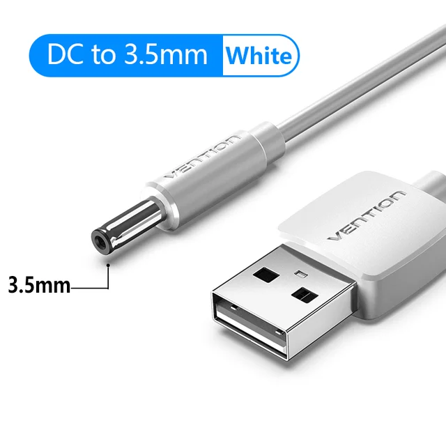 DC 5V Charger Cable USB To Barrel Jack 3.5mm x 1.35mm Charging Power Cord Lead - Picture 23 of 23