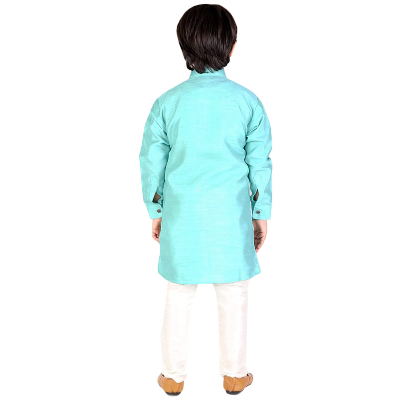 Kids Boys Kurta Pajama Set Stylish Wedding Sherwani Festive & Party Ethnic Wear - Picture 26 of 74