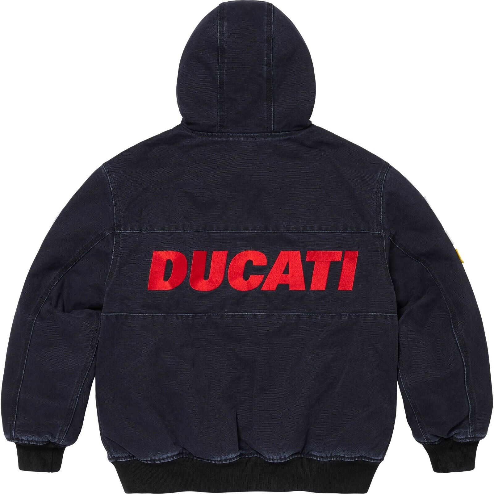 Supreme x Ducati Hooded Racing Jacket SS24 Black Red Blue 3colors
