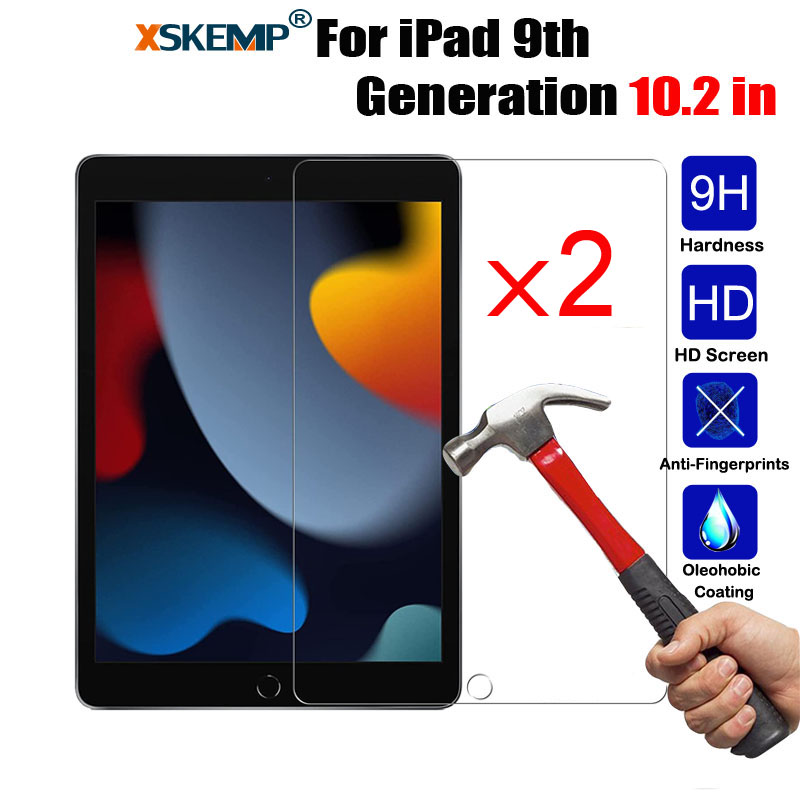 2PCS Tempered Glass Screen Protector Clear For iPad 10th 9th 8th 7th 6 5th Gen - Picture 14 of 19