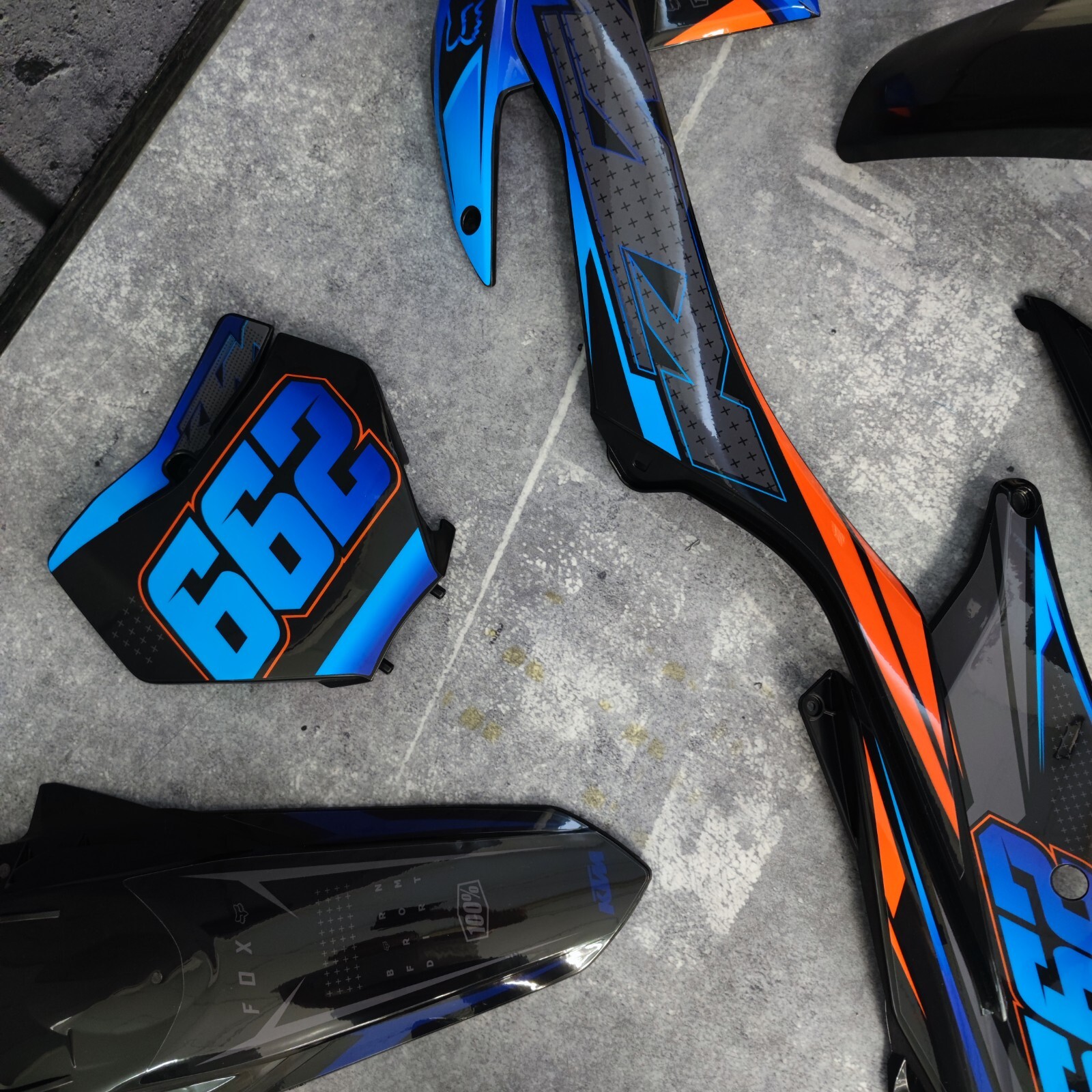 Plastics + Graphics KTM SX SX-F XC XC-F 2019 2020 2021 2022 Custom race number