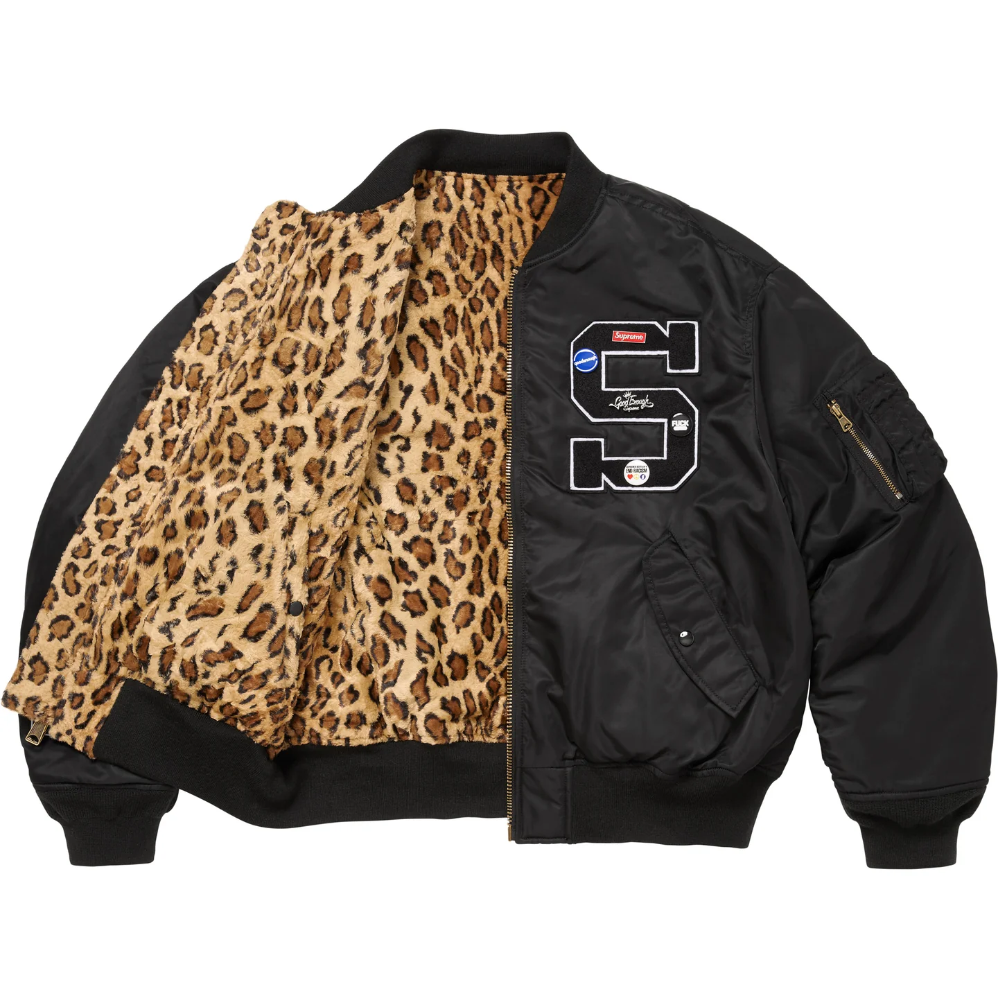 Supreme x GOODENOUGH Reversible MA-1 Jacket 2colors SS25