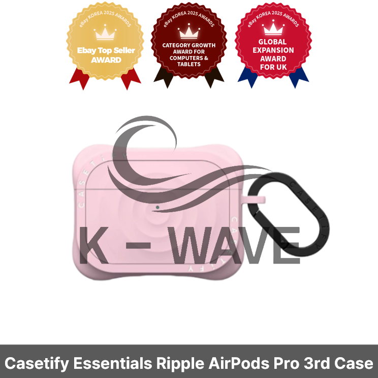Casetify Essentials Ripple AirPods Pro 3rd Case Primrose Pink