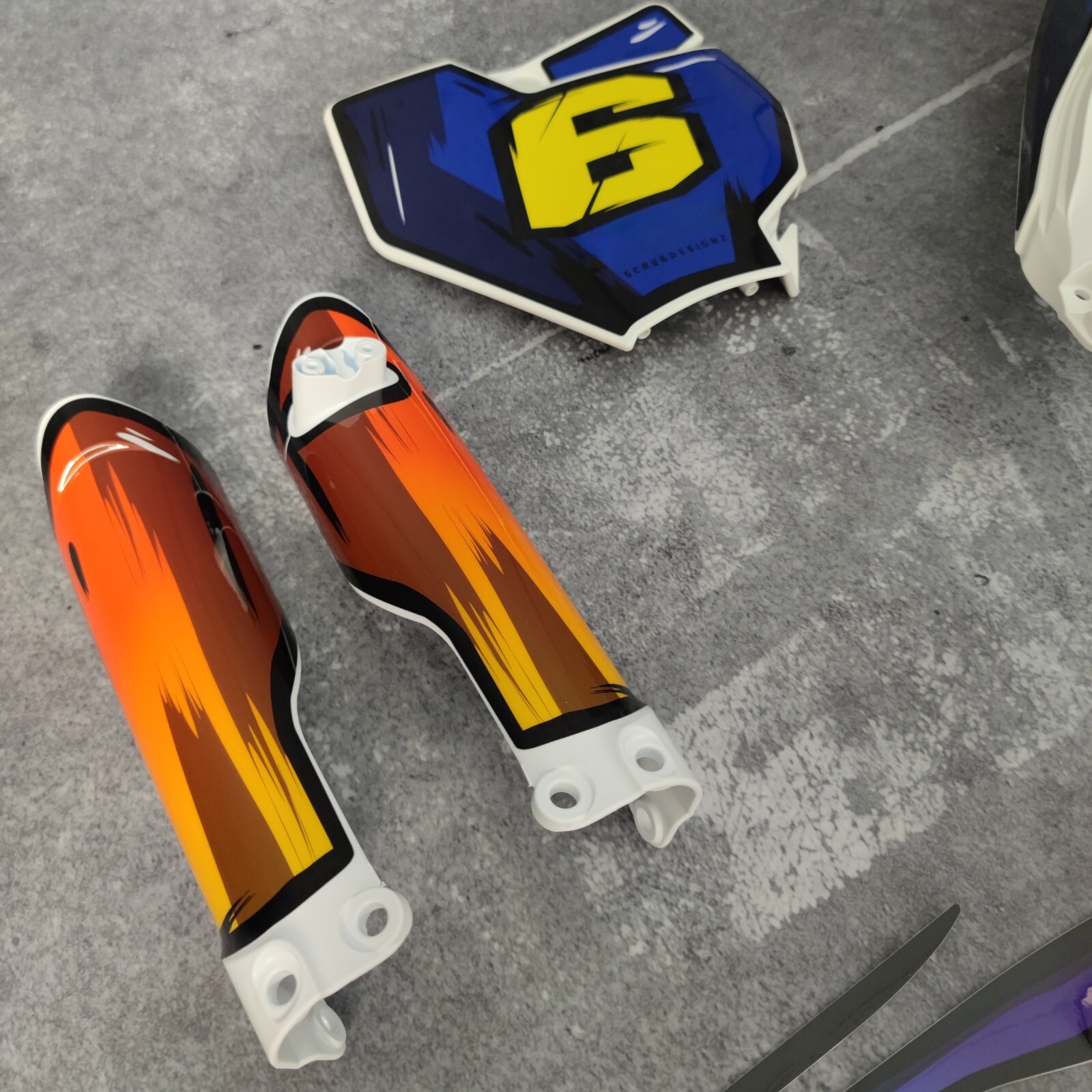 Plastics + Graphics KTM SX 65 2016-2023 Decals Stickers Race Number