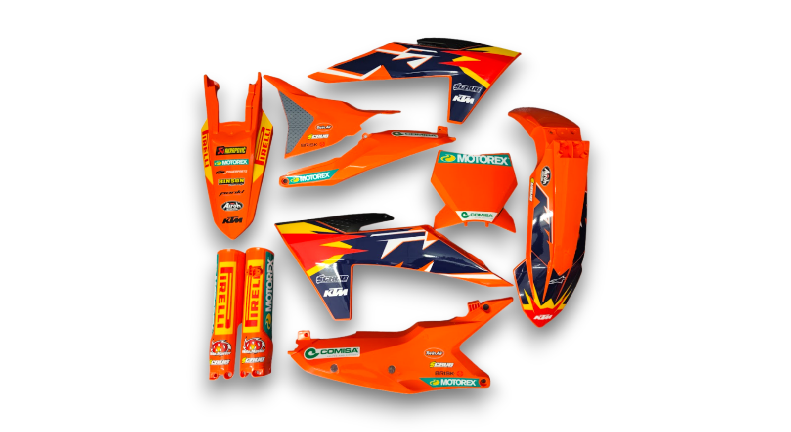 Plastics + Graphics KTM 2025 SX SX-F XC XC-F Factory Replica