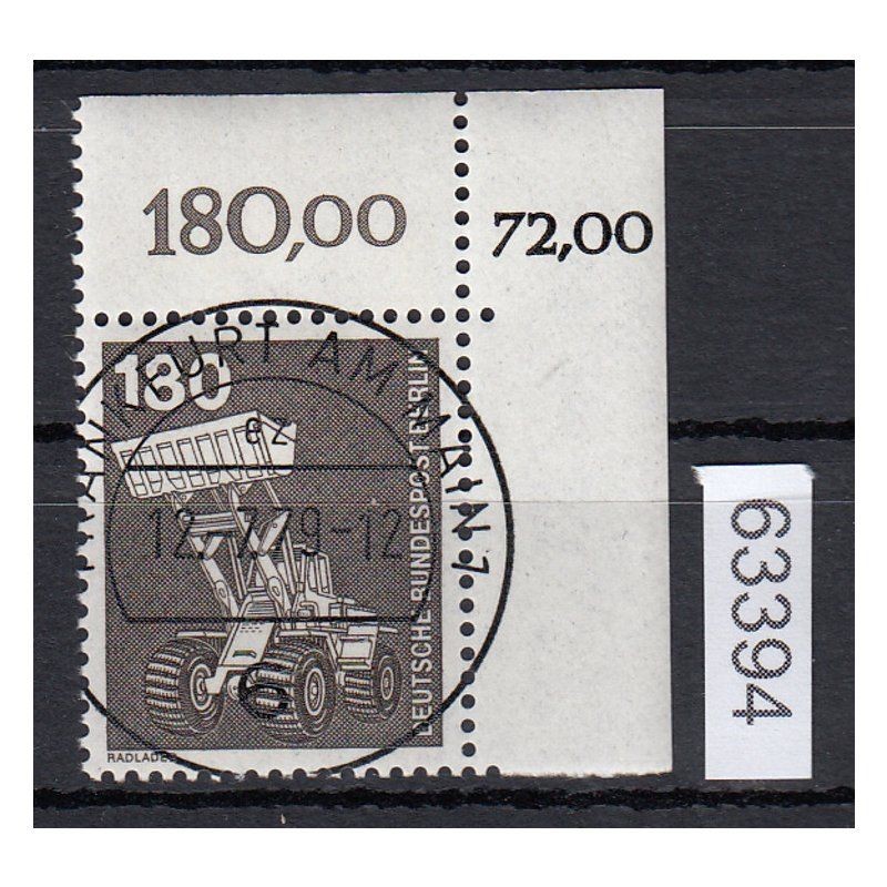 Berlin 1978, Mich.-No.: 585, stamped corner edge KBWZ Frankfurt
