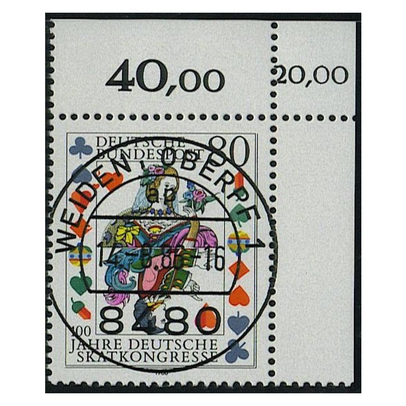 Federal Republic of Germany 1986, Mich.-No.: 1293, stamped corner edge KBWZ…