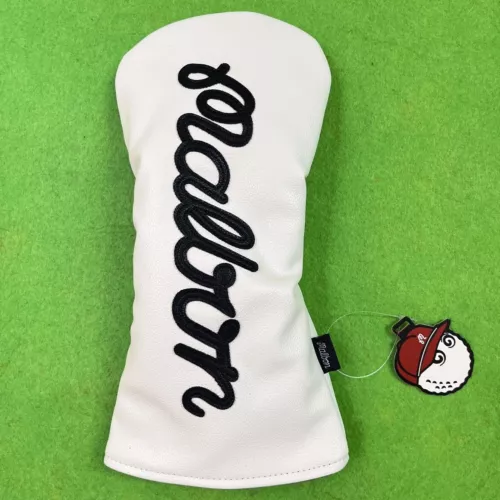 Golf club head cover,serving rod, wooden mixed cover, pure black ,white letters- - 第 28/34 張圖片