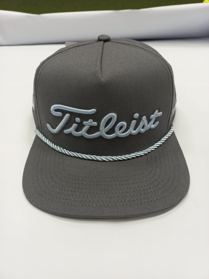 Rope Flat Hat Bill Char/sky For Men's